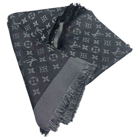 louis vuitton men scarf|Louis Vuitton grey scarf.